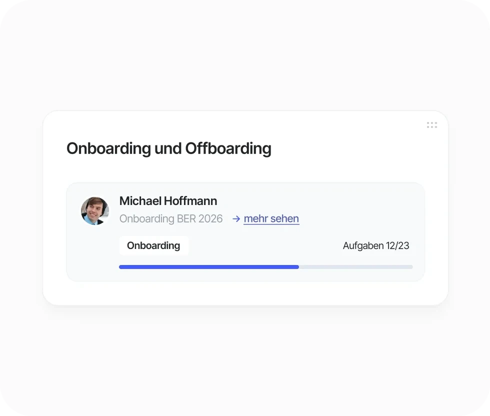 Onboarding und Offboarding in Sesame HR
