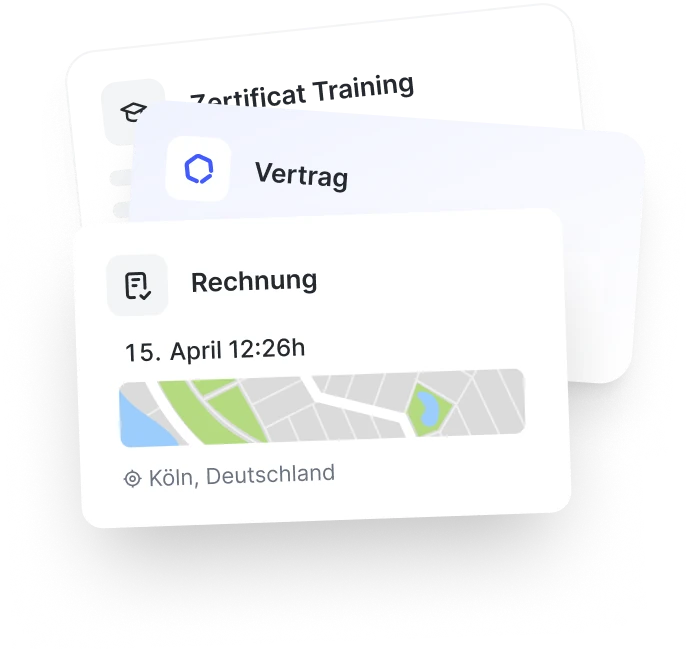 Archivierte Onboarding-Dokumente in Sesame