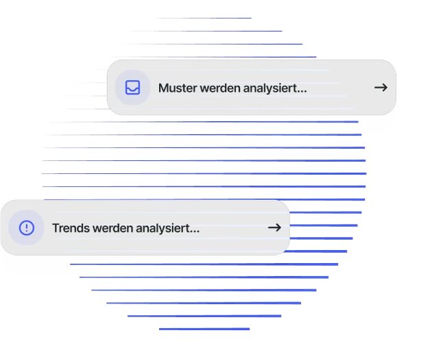 Widget zur Analyse von Mustern und Trends
