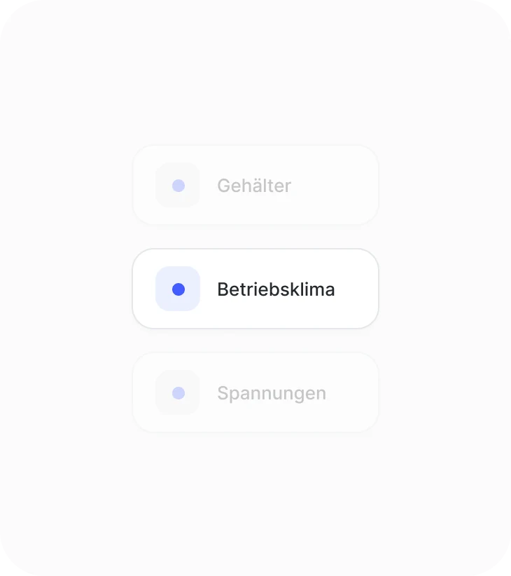 Auswahl des Betriebsklimas